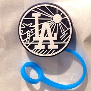 Los Angeles Dodgers Straw Cover For Stanleys and Starbucks tumblers